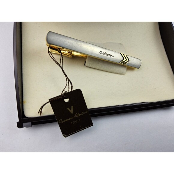 Vinrage Giovanni Valentino Tie Bar Clip - Picture 7 of 8